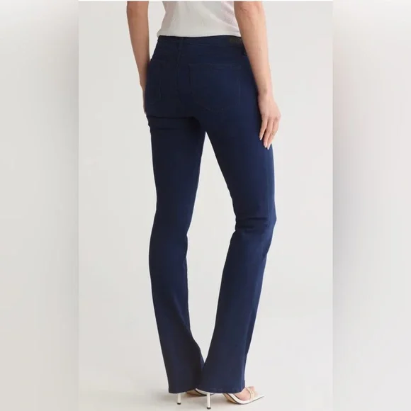 Paige Manhattan Mid Rise Slim Boot Stretch Denim Jeans NEW Size 25 (Msrp $249) - Picture 3 of 13